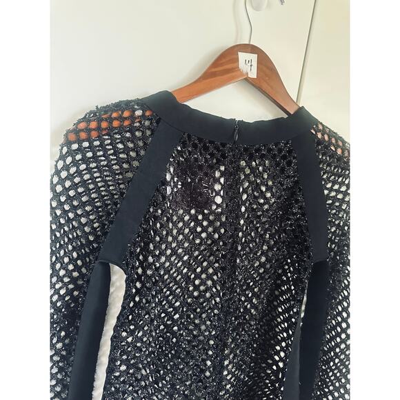 KYE Opening Ceremony Mesh Black Shirt Size Medium Sheer Punk Goth Grunge Style - Picture 9 of 10
